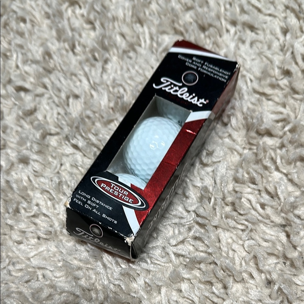 Titleist Tour Prestige White Golf Ball Set of 3